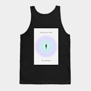 Positive Affirmation Purple Aesthetic Aura Energy Tank Top